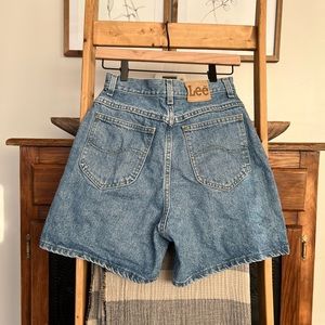 Vintage Lee Denim High Rise Mom Shorts